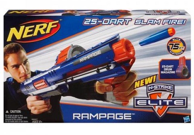 Lançador Nerf N-Strike Elite Rampage de 25 dardos da Hasbro Lançador Nerf N-Strike Elite Rampage de 25 dardos da Hasbro