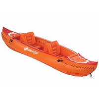 Caiaque inflável tahiti 2 pessoas laranja