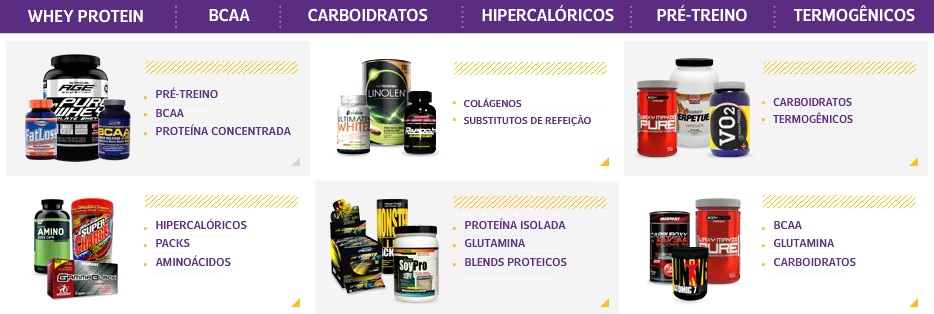 Promoção de suplementos com frete grátis