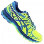 Tênis Asics Gel Kayano 20 Nyc Masculino verde claro com azul