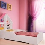 Cama infantil Casinha Branca e Rosa Gelius personalizada Cama infantil Casinha Branca e Rosa Gelius personalizada