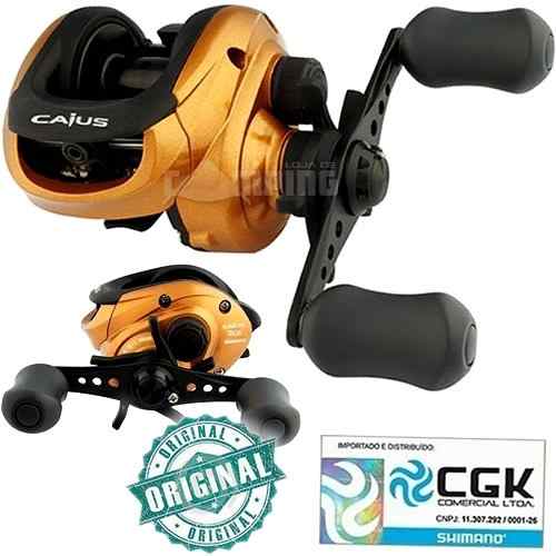 Carretilha de pesca Shimano Caius 200/201 com isca artificial importada