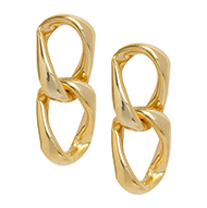 BRINCO CORRENTE GRANDE DOURADA 