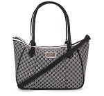 Bolsa de Ombro Feminina Gash Estampada Preta