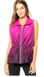 Colete femino Nike Gradient Rosa esportivo