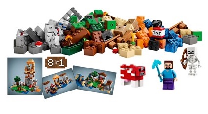 LEGO-Minecraft-Caixa-Criativa em promoção LEGO-Minecraft-Caixa-Criativa em promoção