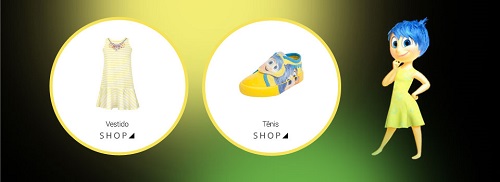 Moda infantil inspirada no filme Divertidamente
