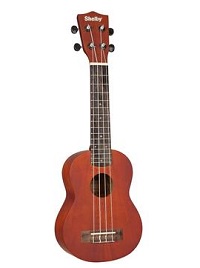 Violão clássico Ukulele Shelby SU21 Soprano Acústico Satin Natural