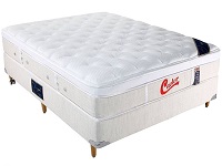 Cama Box de casal com colchãoMola Pocket Castor Vitagel
