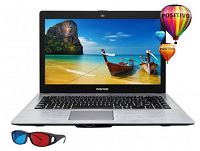 Notebook Positivo Stilo XRI2950 Intel Celeron - 2GB 32GB Flash LCD 14 3D HDMI Óculos 3D Linux
