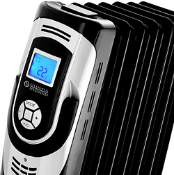 Aquecedor a óleo portátil com controle de temperatura