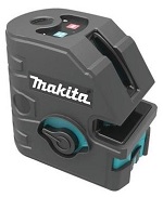 Nivelador nível a laser de pontos e linhas cruzadas alcance 50 metros Makita - Acompanha Bolsa e Suporte Magnético Profissional