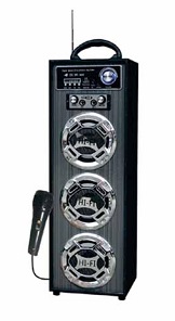 Caixa de som amplificada com Bluetooth USB/SD/FM 15 W RMS com Microfone Caixa de som amplificada com Bluetooth USB/SD/FM 15 W RMS com Microfone