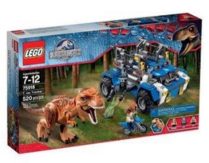 Lego ref 75918 Jurassic World T-rex Tracker Marrom Único com 520 peças