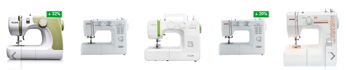 Promoção de Máquinas de costura Singer
