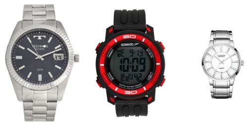 Promoção de Relógios masculinos esportivos e casuais Dafiti