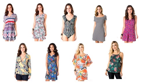 Promoção de peças femininas para o Verão