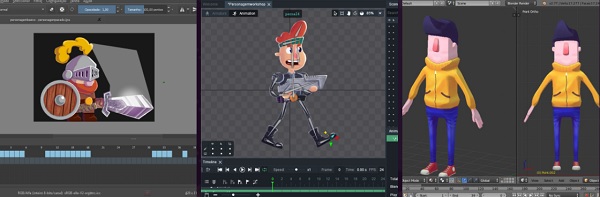 Portifólio do Curso Game Art 2D para desenvolvimento de artes para games